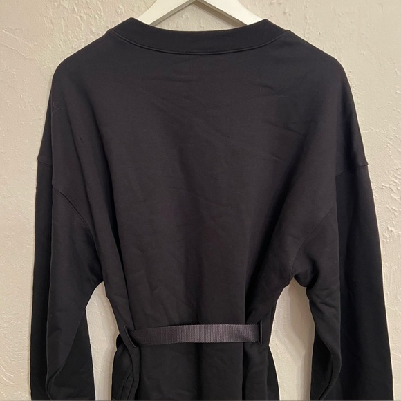 Alo Yoga Cityscape Sweatshirt Dress Black Size Large NWT - Picture 9 of 10